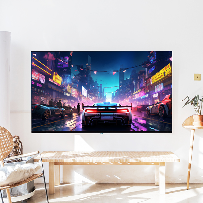 55-Inch 4K OLED Good TV with DVB-T2 S2, Hello-Solid, and Dolby Sound – Excellent for House Leisure in Dwelling Rooms